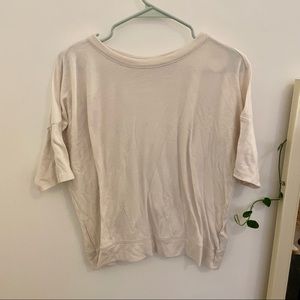 American Eagle Ribbed Open Back Tee